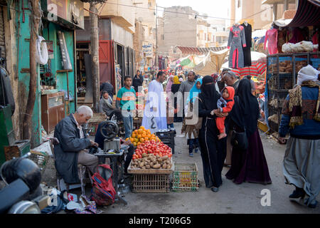 Ägypten, Luxor, im Souk Stockfoto