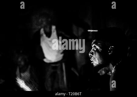 Rituelle Zeremonie, Gabun, Afrika Stockfoto