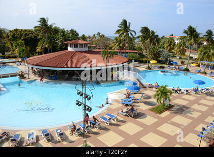 Live erleben, Varadero, Kuba. Stockfoto