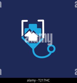 Cross medical Logo Design vector Template Stock Vektor