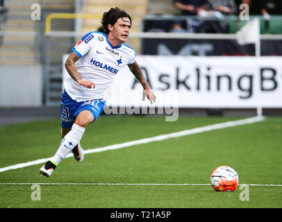 NORRKÖPING 20160716 Allsvensk match på Östgötaporten mellan IFK Norrköping och Östersunds FK. Bilden: IFK-spelaren David Moberg Karlsson. Bild Jeppe Gustafsson Stockfoto