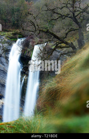 Spanien, Baskenland, Kaskade der Gujuli, Gorbea Natural Park Stockfoto