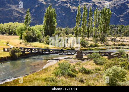 Casa Piedra (Steinhaus) Campingplatz im schönen Patagonien Nationalpark, Aysen, Patagonien, Chile Stockfoto