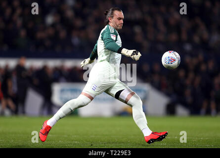 Birmingham City Torwart Lee Camp während der Sky Bet Championship Match in West Bromwich, West Bromwich. Stockfoto