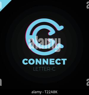 Buchstabe C logo Icon Design template Elemente Stock Vektor