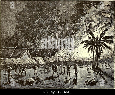 Archiv Bild ab Seite 131 der Entdeckung von Seen Rudolf und Entdeckung von Seen Rudolf und Stefanie; eine Erzählung des Grafen Samuel Teleki der Erkundung & Jagd Expedition im östlichen äquatorialen Afrika 1887 & 1888 discoveryoflakes 01 hhne Jahr: 1894 108 TAVETA UND MOUNTET KILIMANJARO UND MEEU eine Kilimanjaro Chief, womit ein Ochse und Ziege als präsentiert; eine gelegentliche Nachmittag Jagdexpedition, in der Regel in der Richtung des Lake Jipe; die Ankunft von 30 Wangwana von Little Arusha, bei einem Besuch in Jumbe Kimemeta, denen wir jedoch, die Ehre der unterhalten hatte, spannendste von allen, Stockfoto