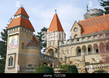 Bory Castle, Szekesfehervar, Gespanschaft Fejér, Ungarn, Europa, Bory-vár, Székesfehérvár, Magyarország. Stockfoto