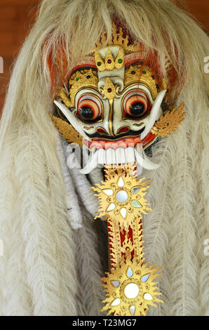 Bali Barong und Rangda in Bali traditionellen religiösen Tanz Stockfoto