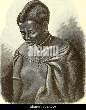 Archiv Bild ab Seite 285 der Entdeckung von Seen Rudolf und Entdeckung von Seen Rudolf und Stefanie; eine Erzählung des Grafen Samuel Teleki der Erkundung & Jagd Expedition im östlichen äquatorialen Afrika 1887 & 1888 discoveryoflakes 02 hhne Jahr: 1894 270 DURCH TURK AX A UND SUK, Ihre Sprache gehört zur Miotic Lager. Sie nennen sich selbst Eaupe und Gurnt, aber ob diese Namen sind lediglich besondere Bedingungen für zwei verschiedene Teile der Bewohner, oder ob ein Mittel der Sesshaften und der andere das Nomadenvolk, konnten wir nicht feststellen. Ein SUK MAIDEN. Der Bezirk von t belegt Stockfoto