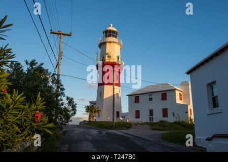 Bermuda, St. Davids Island, St. David's Leuchtturm Stockfoto