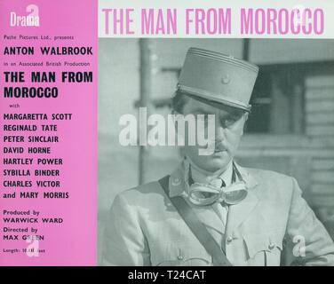 Der Mann aus Marokko (1945) Anton Walbrook, Werbung Informationen, Datum: 1945 Stockfoto