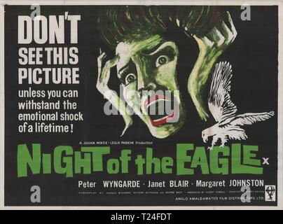 Nacht der Adler (1962) Werbung Informationen, Film Poster Datum: 1962 Stockfoto