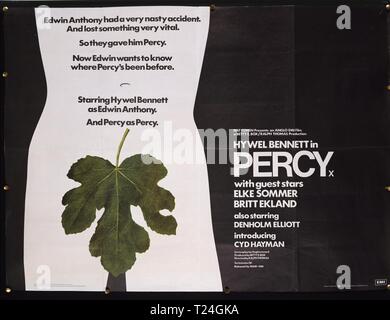 Percy (1970) Werbung Informationen, Film Poster, Datum: 1970 Stockfoto