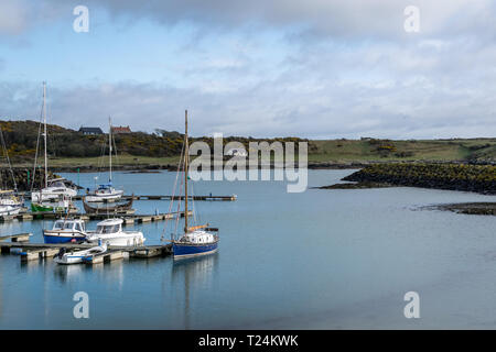 Das ist ein Bild von Ardglass Marina, County Down, Nordirland Stockfoto