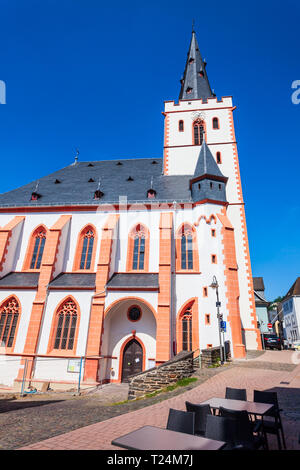Stiftskirche oder Stiftskirche St. Goar ist eine evangelische Pfarrkirche in St. Goar in Deutschland Stockfoto