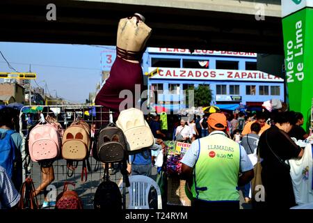 Gamarra Markt in Lima. Abteilung von Lima Peru Stockfoto