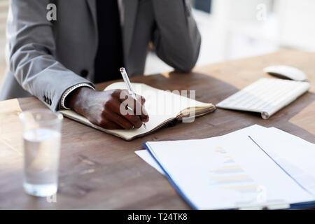 Notizen arbeiten Stockfoto