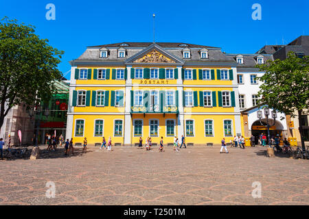 BONN, Deutschland - 29. JUNI 2018: Post im Zentrum von Bonn Stadt in Deutschland Stockfoto