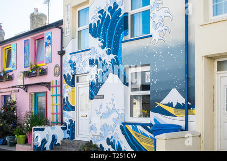 Borth, ländlich, Meer, Strand, Urlaub, Küste, Küste, Dorf, Resort, Nord, der, Aberystwyth, Ceredigion, West, Mitte, Wales, West Wales, Mid Wales, Walisisch, Stockfoto