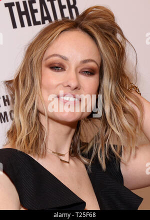 Öffnung Nacht für Alice, die von Herzen an der Robert W. Wilson MCC Theater Platz - Ankünfte. Mit: Olivia Wilde Wo: New York, New York, United States Wenn: 26 Feb 2019 Credit: Joseph Marzullo/WENN.com Stockfoto