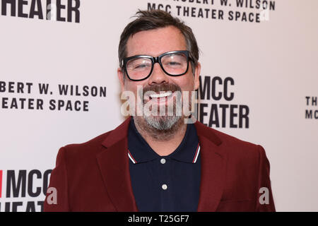 Öffnung Nacht für Alice, die von Herzen an der Robert W. Wilson MCC Theater Platz - Ankünfte. Mit: Duncan Sheik Wo: New York, New York, United States Wenn: 26 Feb 2019 Credit: Joseph Marzullo/WENN.com Stockfoto