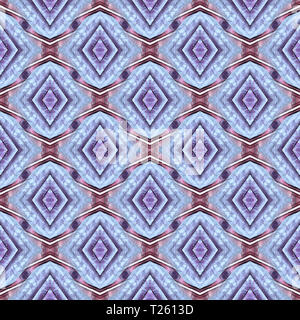 Abstrakte geometrische nahtlose Tapeten, blau. Eine chaotische Muster mit Rauten. Einen Hintergrund für Design. Moderner Stil. Stockfoto