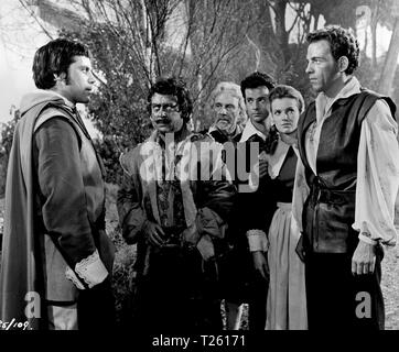 Die scharlachrote Blade (1963) Oliver Reed, Michael Ripper, Harold Goldblatt, Clifford Eakin, Suzan Farmer, Jack Hedley, Datum: 1963 Stockfoto