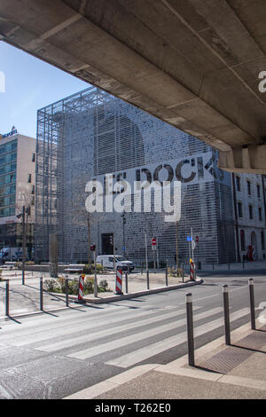 Marseille: La Joliette, Euromed Stockfoto