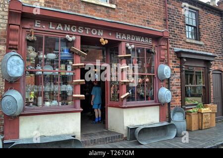 Das Black Country Living Museum, ein Freilichtmuseum der umgebauten historischen Gebäude in Dudley, West Midlands, England, Großbritannien Stockfoto