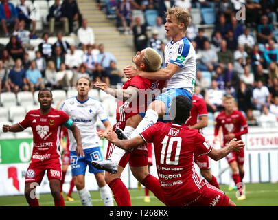 NORRKÖPING 20160716 Allsvensk match på Östgötaporten mellan IFK Norrköping och Östersunds FK. Bild Jeppe Gustafsson Stockfoto