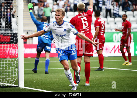 NORRKÖPING 20160716 Allsvensk match på Östgötaporten mellan IFK Norrköping och Östersunds FK. Bilden: Sebastian Andersson gjorde mål. Bild Jeppe Gustafsson Stockfoto