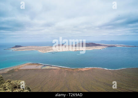 Spanien, Kanarische Inseln, Lanzarote, La Graciosa Stockfoto