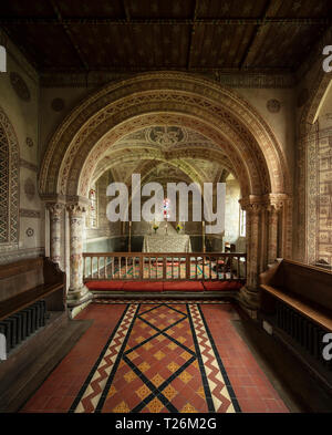 Hampnet, Gloucestshire, Vereinigtes Königreich, 20. Februar 2019, Saint Georges Hampnet Stockfoto