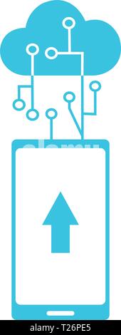 Clod computing Symbol Stock Vektor