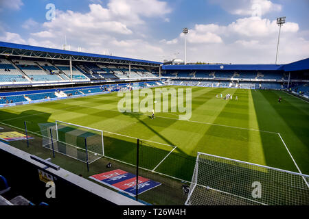 Loftus Road Stadium, London, UK. Am 30. März 2019. Loftus Road Stadium vor der EFL Sky Bet Championship Match zwischen den Queens Park Rangers und Bolton Wanderers an der Loftus Road Stadium, London, England am 30. März 2019. Foto von Phil Hutchinson. Credit: UK Sport Pics Ltd/Alamy Live News Credit: UK Sport Pics Ltd/Alamy Live News Credit: UK Sport Pics Ltd/Alamy leben Nachrichten Stockfoto