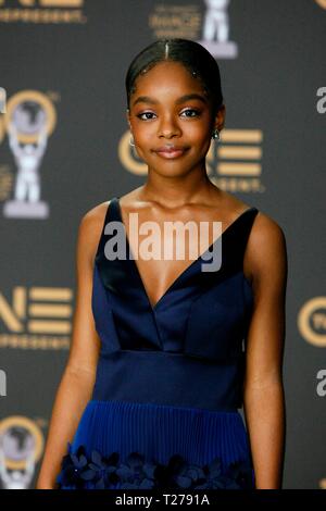 Kalifornien, USA. Am 30. März 2019. Marsai Martin auf der 50 NAACP Image Awards Presse Zimmer im Dolby Theatre am 30. März 2019 in Hollywood, CA. Credit: Absturz/imageSPACE Credit: Imagespace/Alamy leben Nachrichten Stockfoto