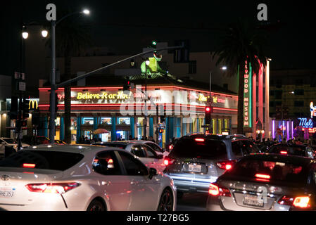 Ripley's Believe It or Not Odditorium auf dem berühmten Hollywood Walk of Fame. Editorial. Exklusiv. Stockfoto