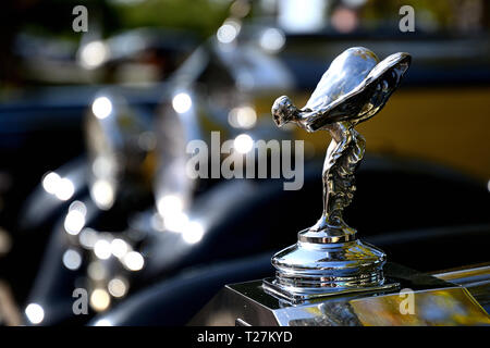 Rolls Royce Geist der Ekstase Motorhaube Maskottchen Stockfoto