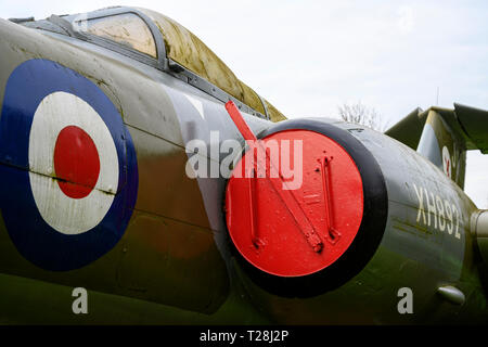 Gloster Javelin Ära des Kalten Krieges Jet Fighter Stockfoto