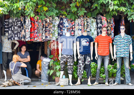 Street Scene, alte Stadt, Chiang Mai, Thailand Stockfoto