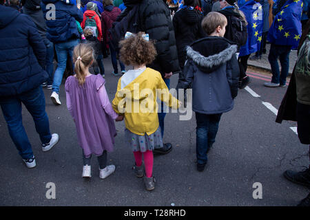 März für ein Volk auf Brexit. London. 23. März 2019. Stockfoto