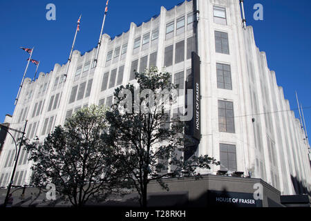 House of Fraser Department Store. Oxford Street, London. Stockfoto