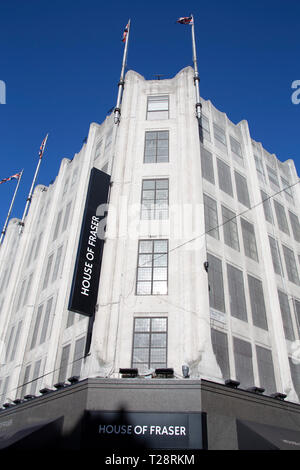 House of Fraser Department Store. Oxford Street, London. Stockfoto