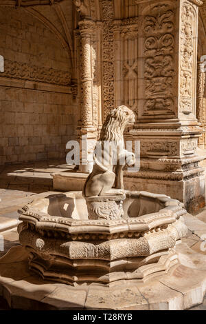 Die Klöster der Jerónimos Kloster in Belem, Lissabon, Portugal Stockfoto