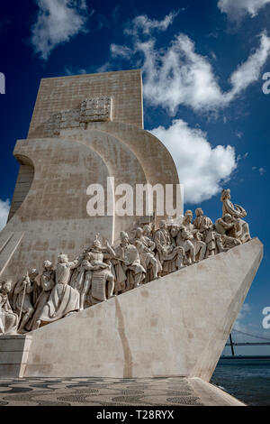 Padrão dos Descobrimentos (Denkmal der Entdeckungen), Belem, Lissabon, Portugal Stockfoto