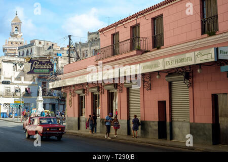 El Floridita - eine Bar besucht von Ernest Hemingway Stockfoto