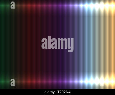 Leicht violett, blau und rot Gradient linear Hintergrund, Seite Lichteffekt Stockfoto