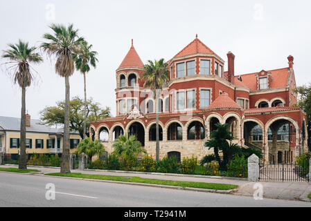 Moody's Mansion, in Galveston, Texas Stockfoto