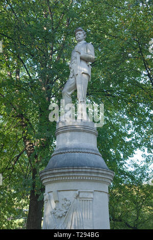 Soldat Statue in Watertown MA Stockfoto