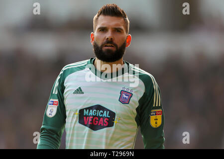 Ipswich, Großbritannien. Am 30. März 2019. Bartosz Bialkowski von Ipswich Town - Ipswich Town v Hull City, Sky Bet Meisterschaft, Portman Road, Ipswich - nur am 30. März 2019 die redaktionelle Nutzung, eine Lizenz für die gewerbliche Nutzung erforderlich. Keine Verwendung in Wetten, Spiele oder einer einzelnen Verein/Liga/player Publikationen. Credit: Spieltag Bilder begrenzt/Alamy leben Nachrichten Stockfoto